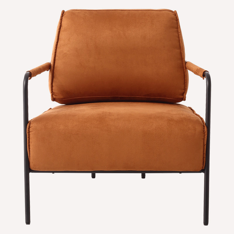 Retro Matte Velvet Armchair