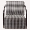 Retro Houndstooth Floor Armchair