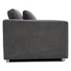 Aalto Boutique Grey Polyester Feathers Armchair