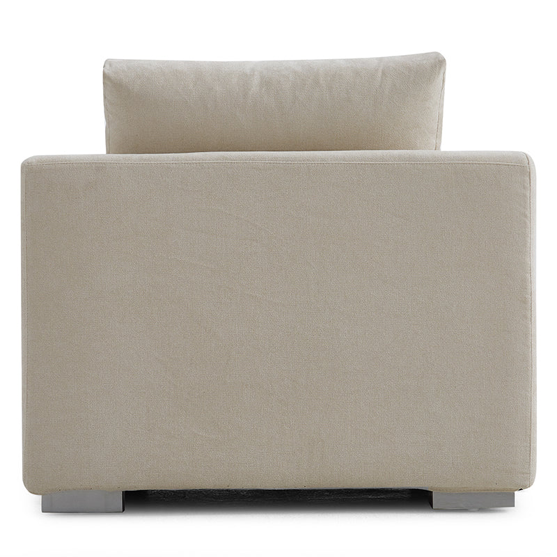 Aalto Boutique Beige Feathers Armchair