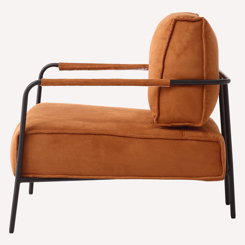 Retro Matte Velvet Armchair