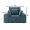 Jade Green Box Armchair