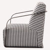 Retro Houndstooth Floor Armchair