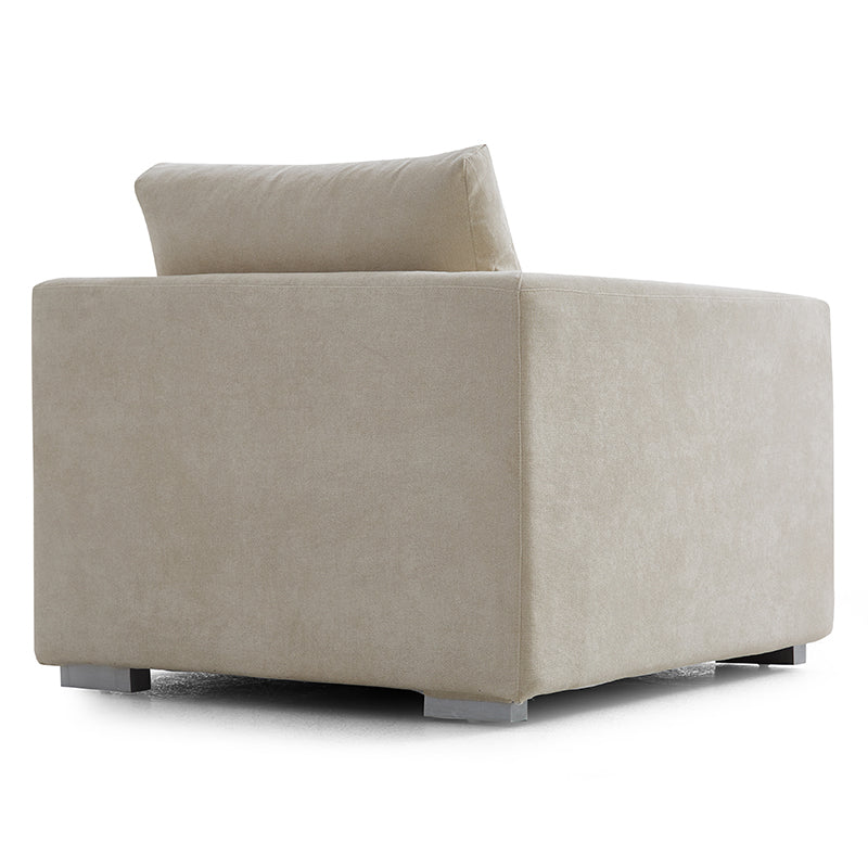 Aalto Boutique Beige Feathers Armchair