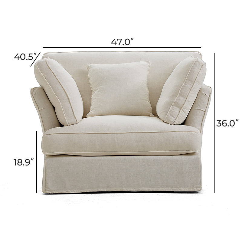 Hygge White Armchair