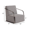 Retro Houndstooth Floor Armchair