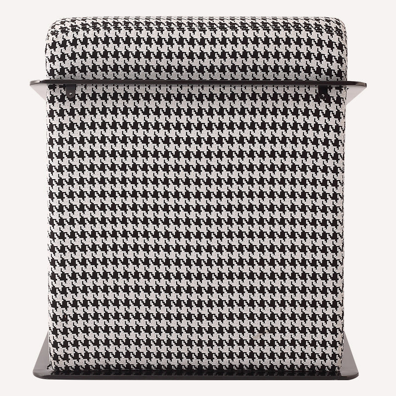 Retro Houndstooth Floor Armchair