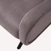 Gray Suede Lady Chair