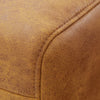 Tan Air Leather Industrial Armchair