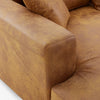 Tan Air Leather Industrial Armchair