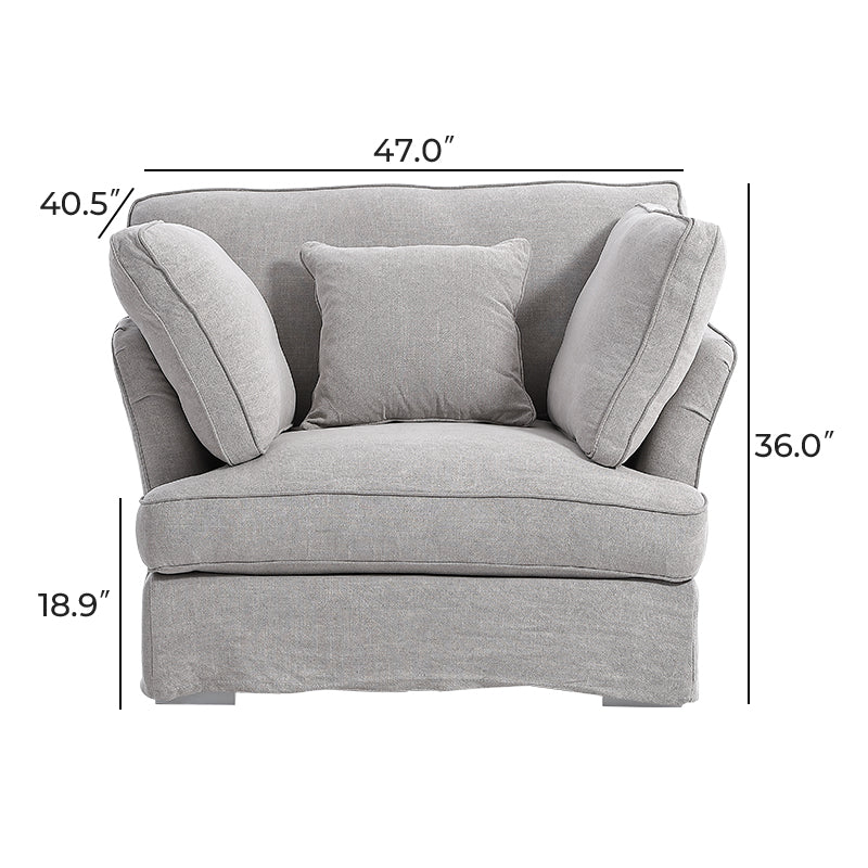 Hygge Gray Armchair